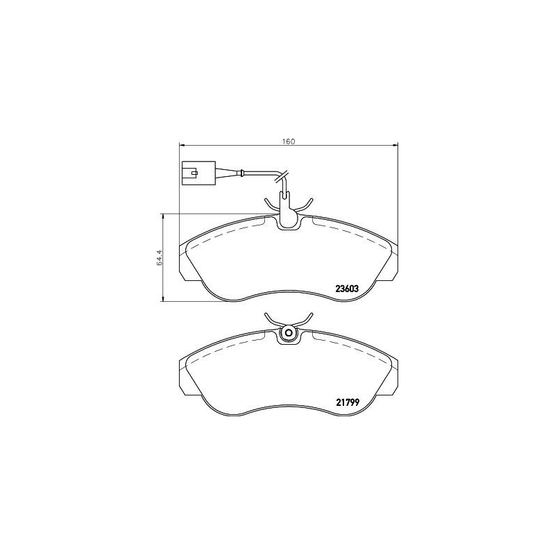 Pastiglie freno asse anteriore - HELLA