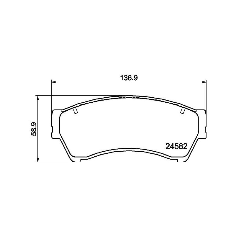 Pastiglie freno asse anteriore - HELLA