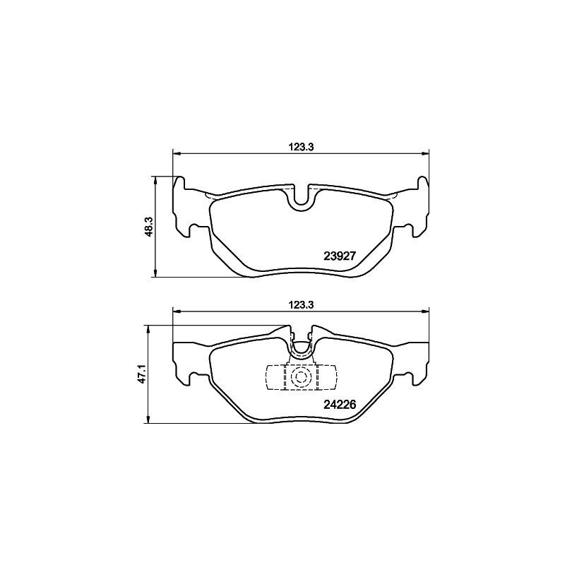 Pastiglie freno asse posteriore - HELLA