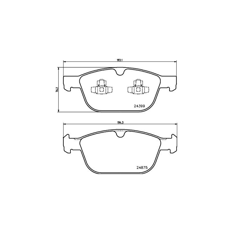 Pastiglie freno asse posteriore - HELLA