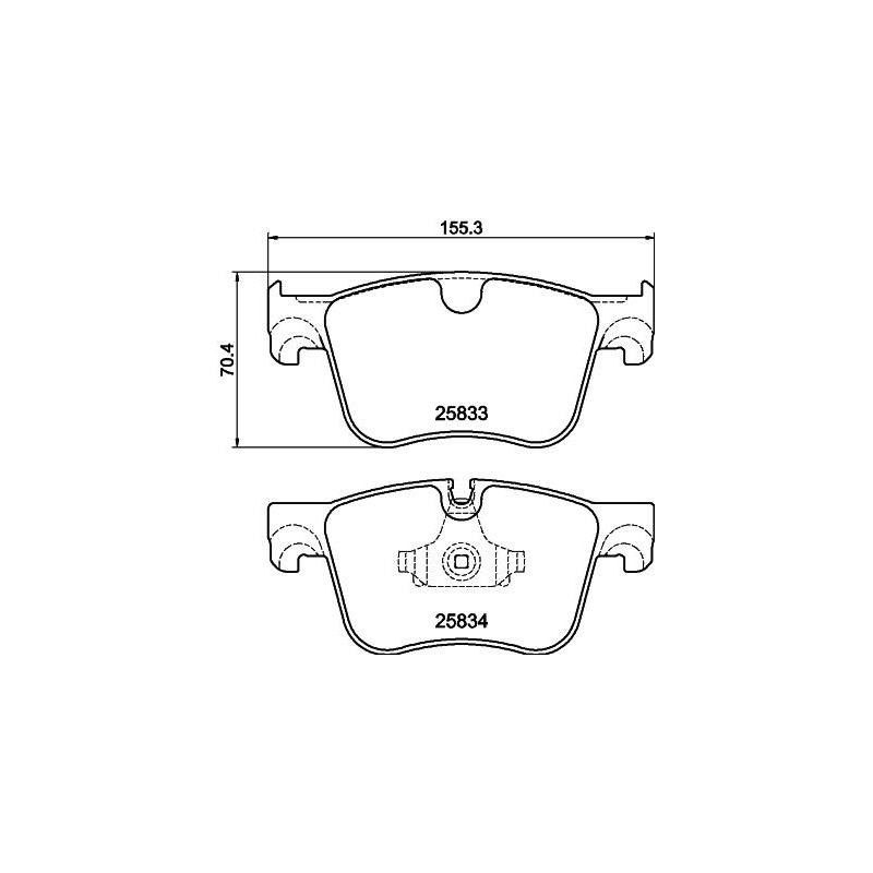 Pastiglie freno asse anteriore - HELLA