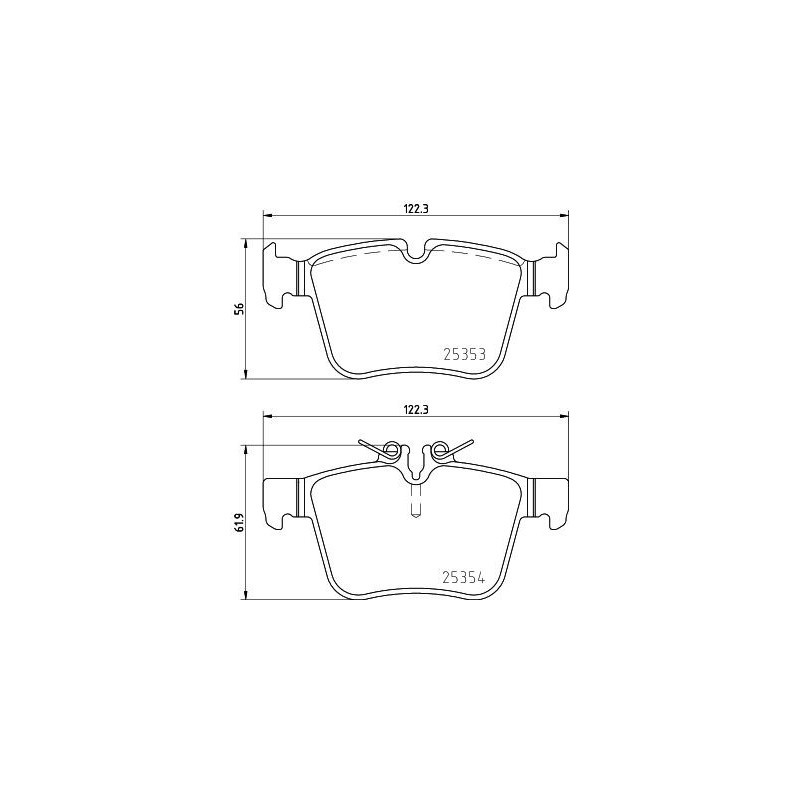 Pastiglie freno asse posteriore - HELLA