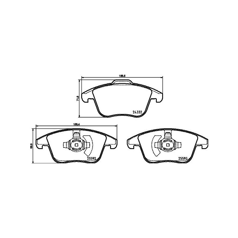 Pastiglie freno asse anteriore - HELLA