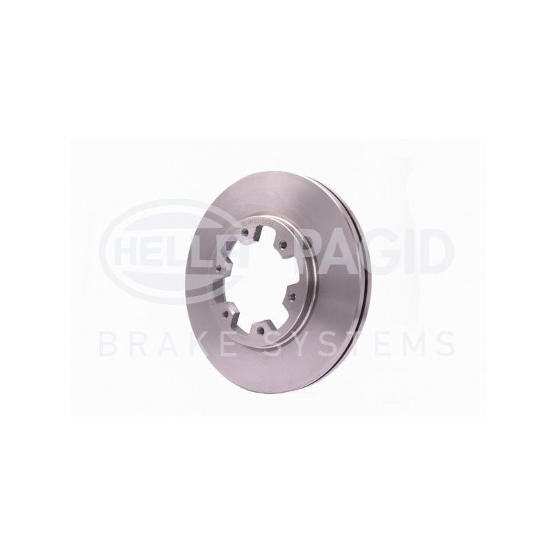 Disco freno asse anteriore - HELLA