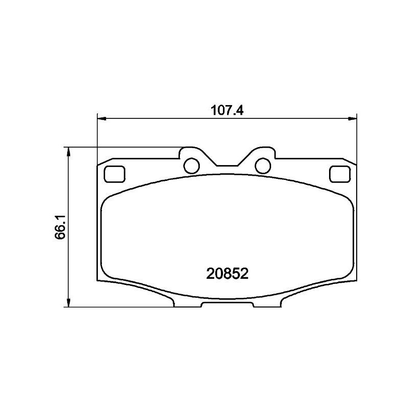 Pastiglie freno asse anteriore - HELLA