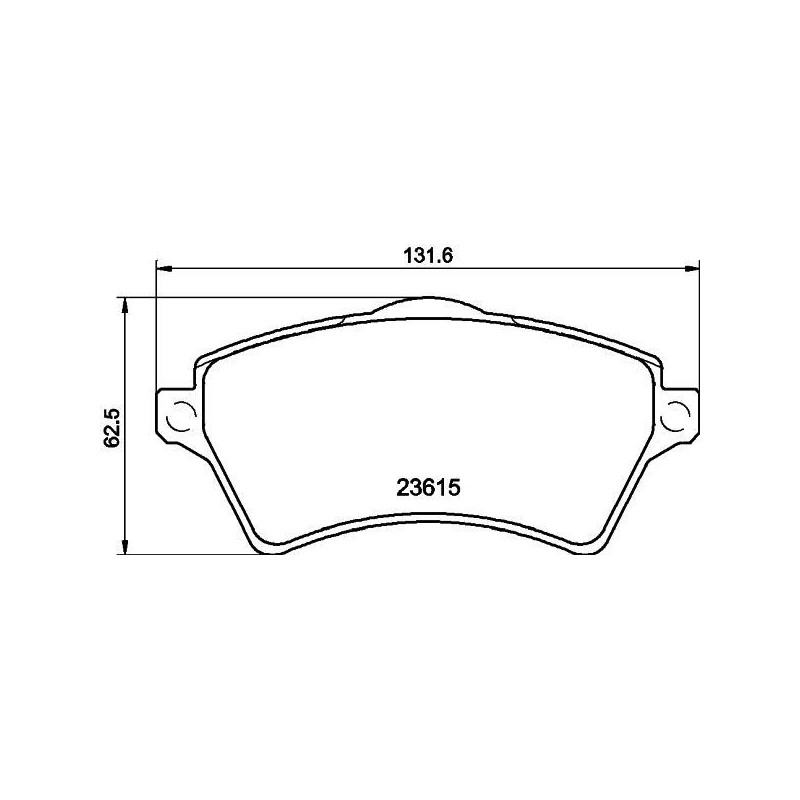 Pastiglie freno asse anteriore - HELLA