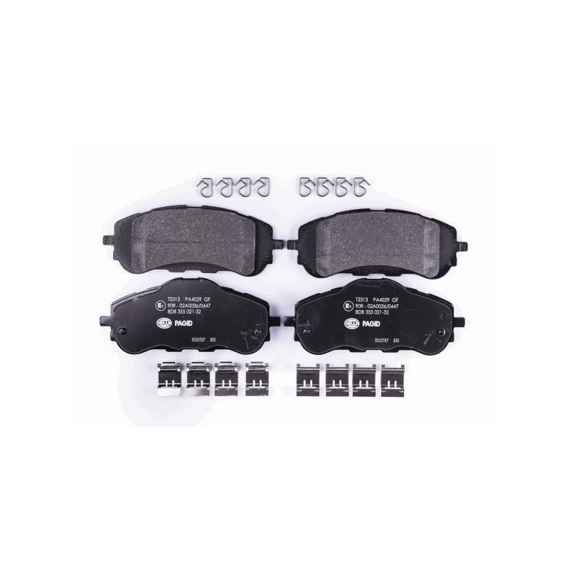 Pastiglie freno asse anteriore - HELLA