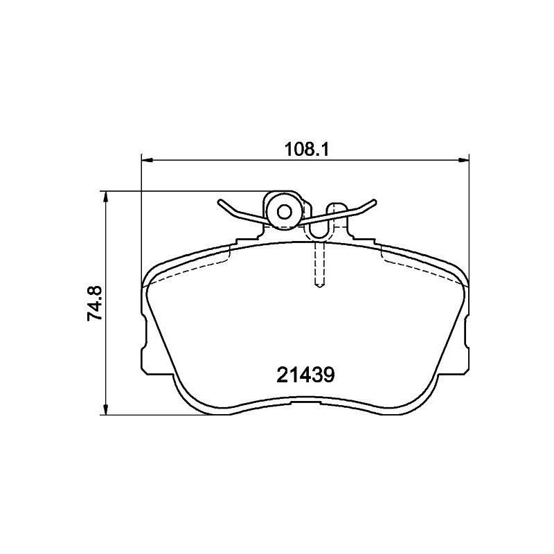 Pastiglie freno asse anteriore - HELLA