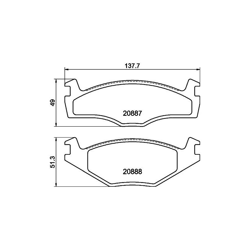 Pastiglie freno asse anteriore - HELLA