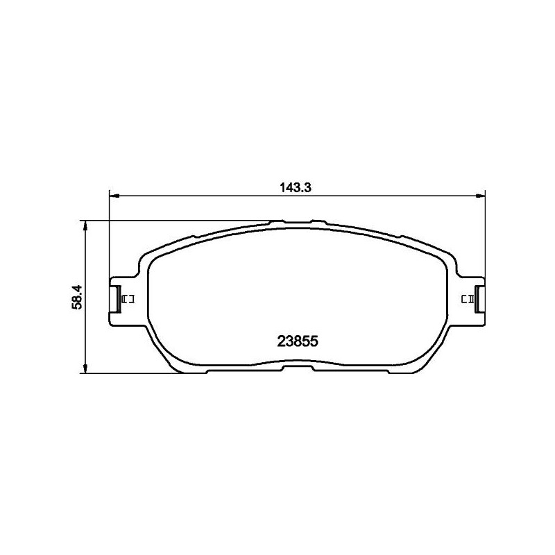 Pastiglie freno asse anteriore - HELLA