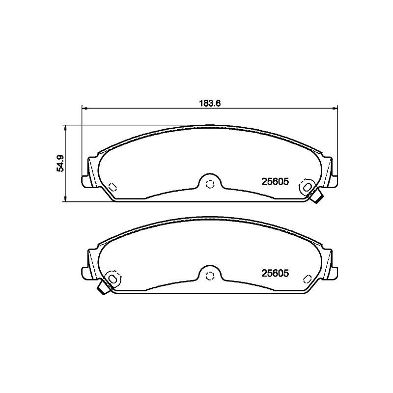 Pastiglie freno asse anteriore - HELLA