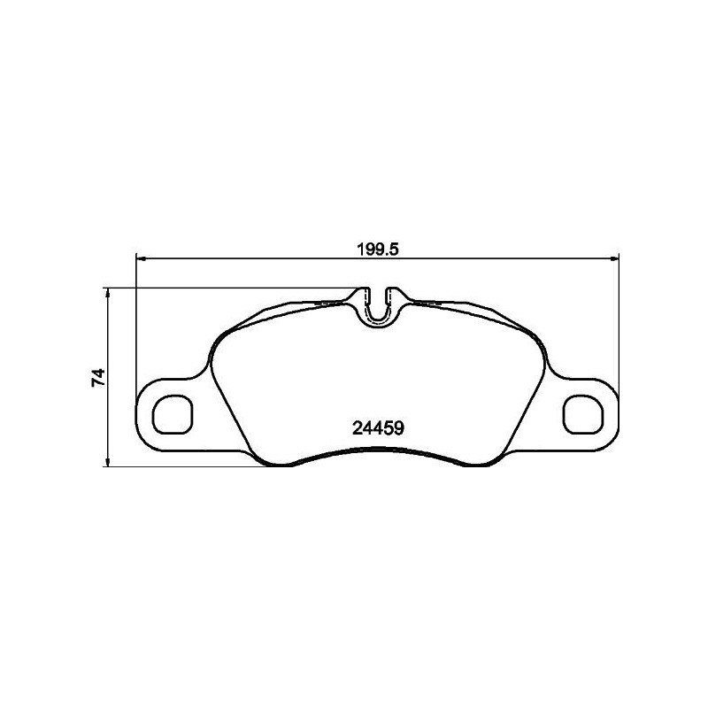 Pastiglie freno asse anteriore - HELLA
