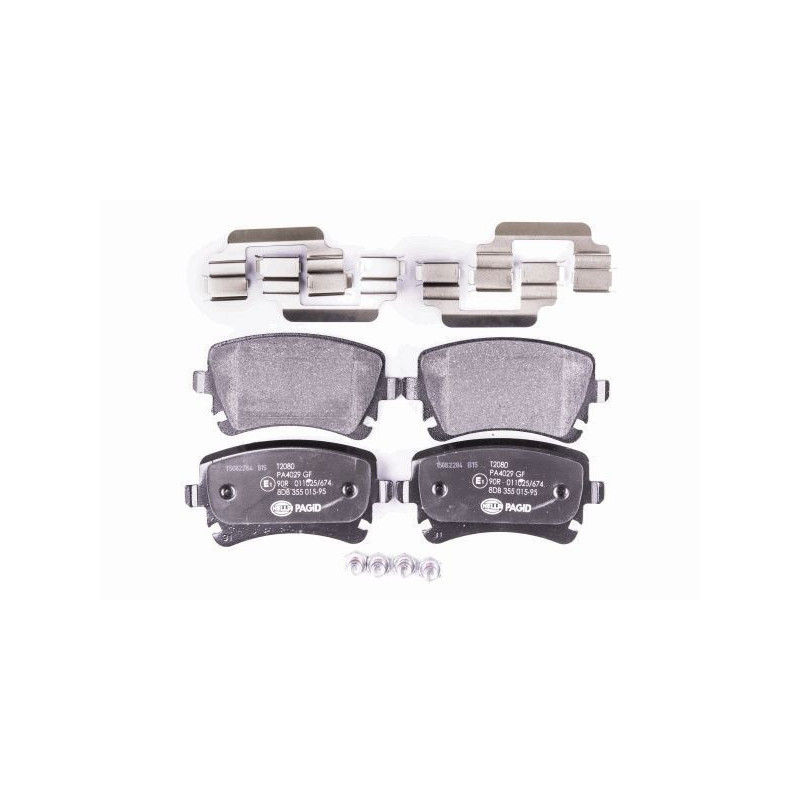 Pastiglie freno asse posteriore - HELLA