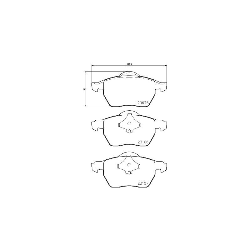 Pastiglie freno asse anteriore - HELLA