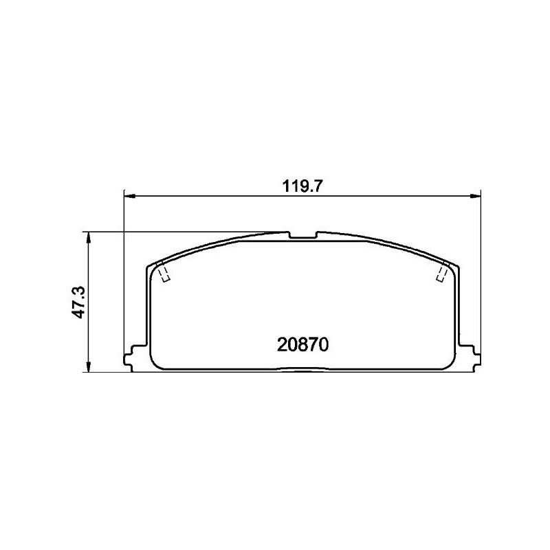 Pastiglie freno asse anteriore - HELLA