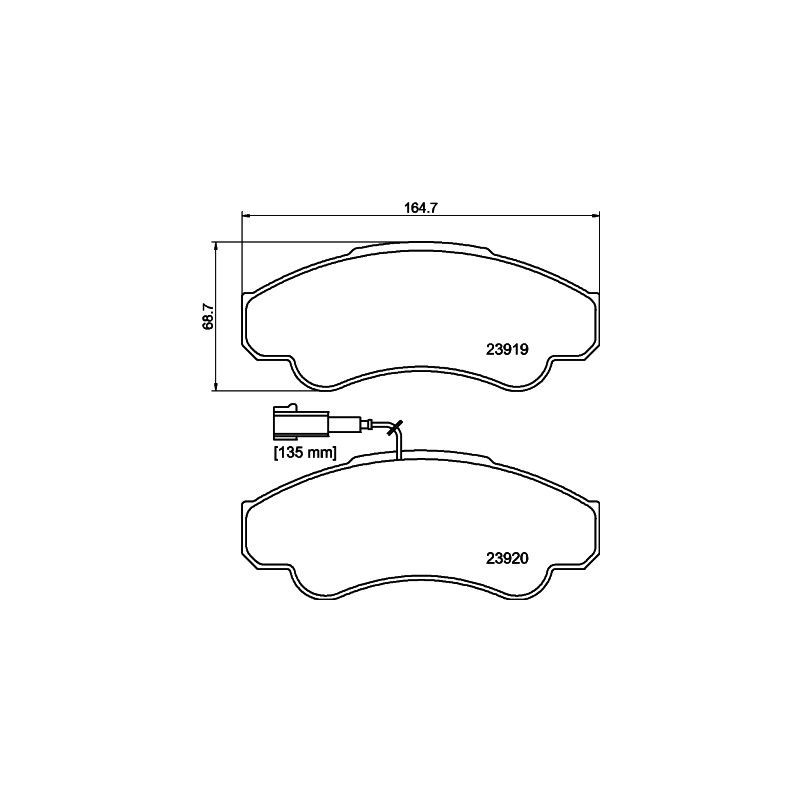 Pastiglie freno asse anteriore - HELLA