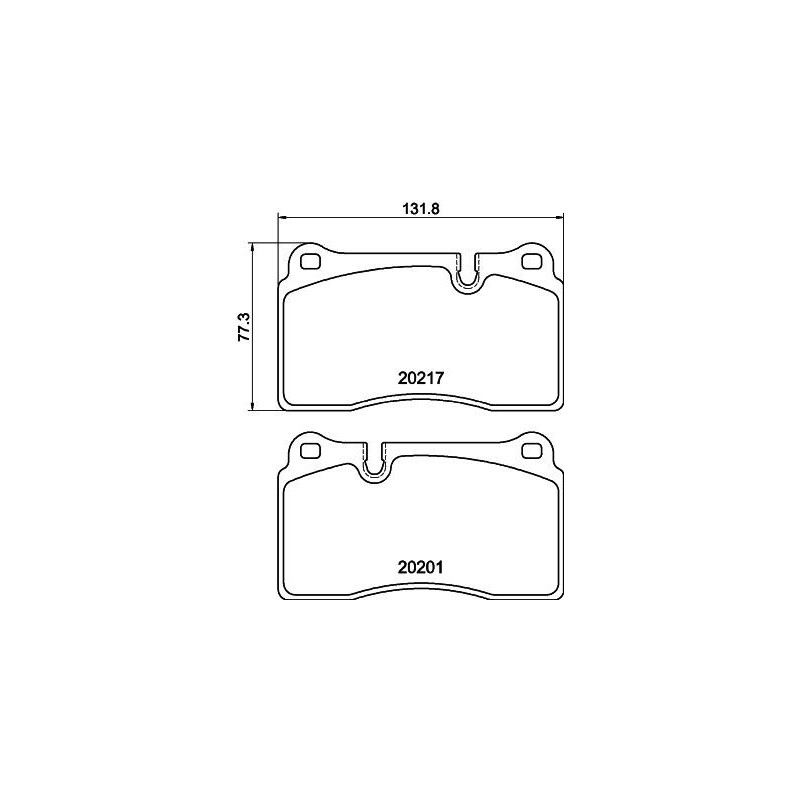 Pastiglie freno asse anteriore - HELLA