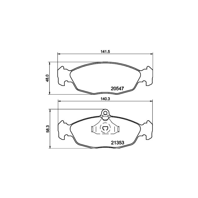 Pastiglie freno asse anteriore - HELLA