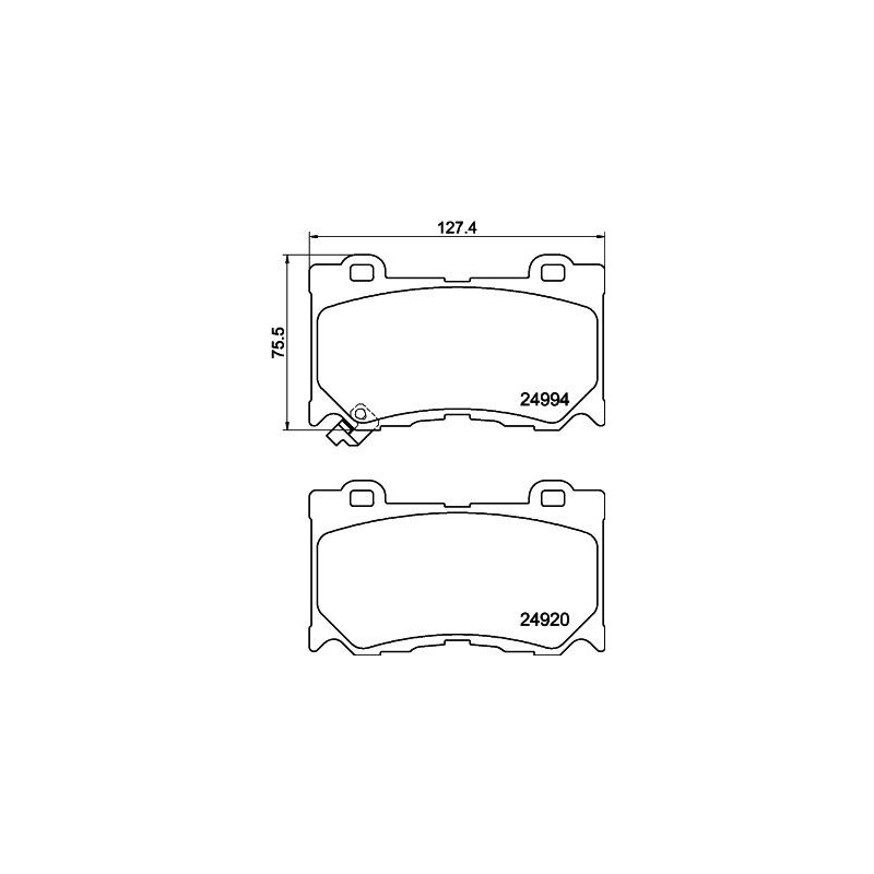 Pastiglie freno asse anteriore - HELLA