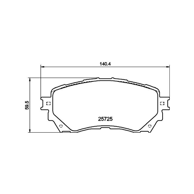 Pastiglie freno asse anteriore - HELLA