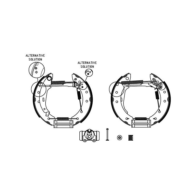 Ganasce freno - HELLA