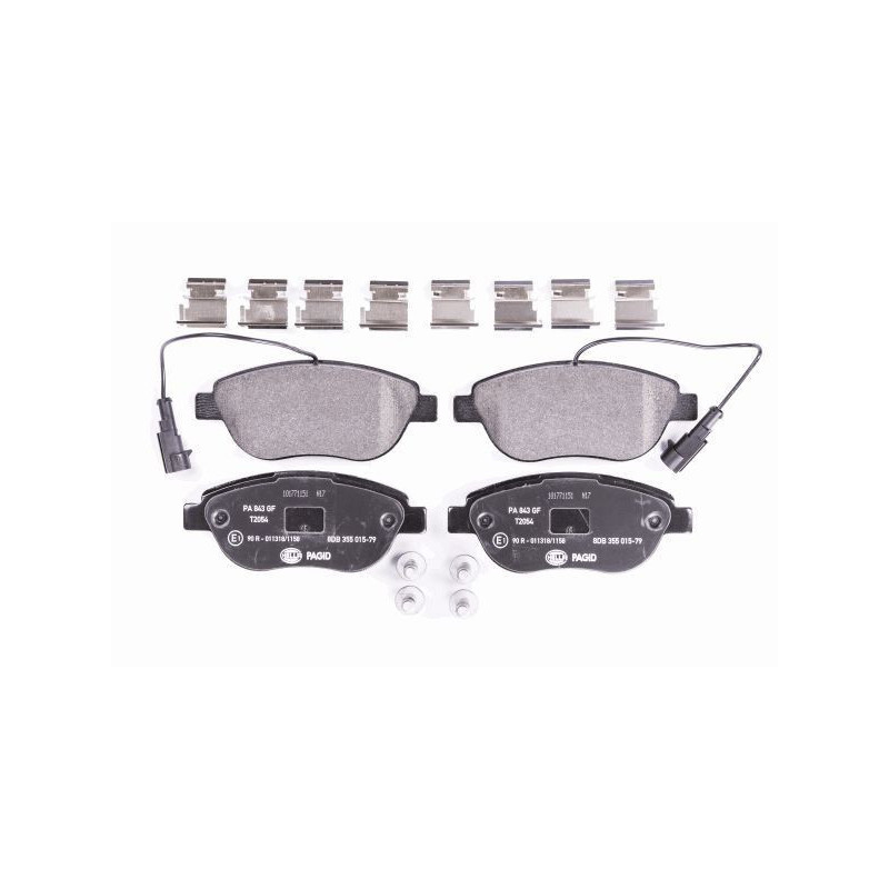 Pastiglie freno asse anteriore - HELLA