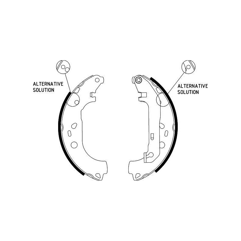 Ganasce freno - HELLA