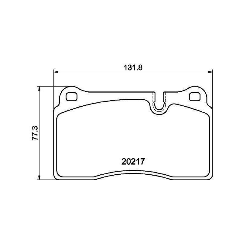 Pastiglie freno asse anteriore - HELLA