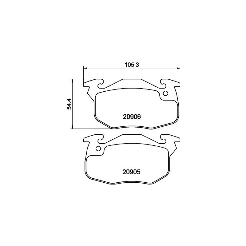 Pastiglie freno asse anteriore - HELLA