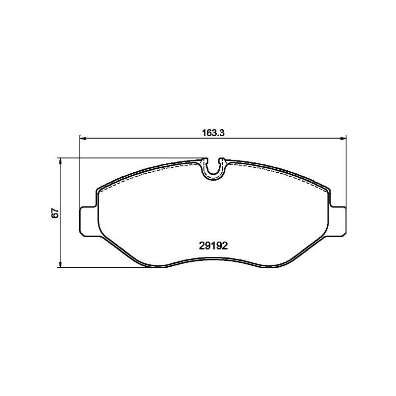 Pastiglie freno asse anteriore - HELLA