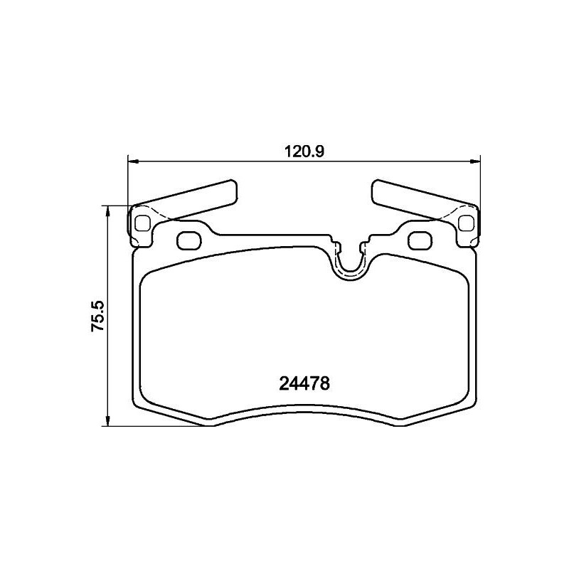 Pastiglie freno asse anteriore - HELLA