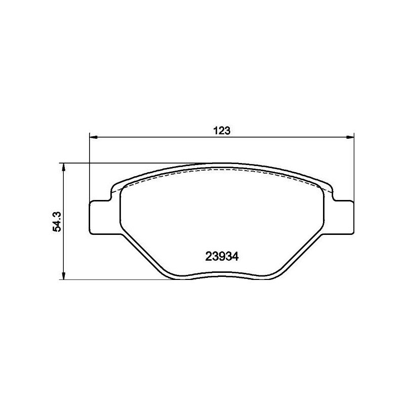 Pastiglie freno asse anteriore - HELLA