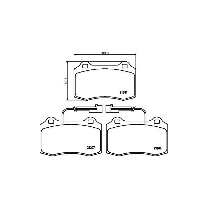Pastiglie freno asse anteriore - HELLA