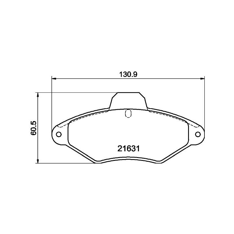 Pastiglie freno asse anteriore - HELLA