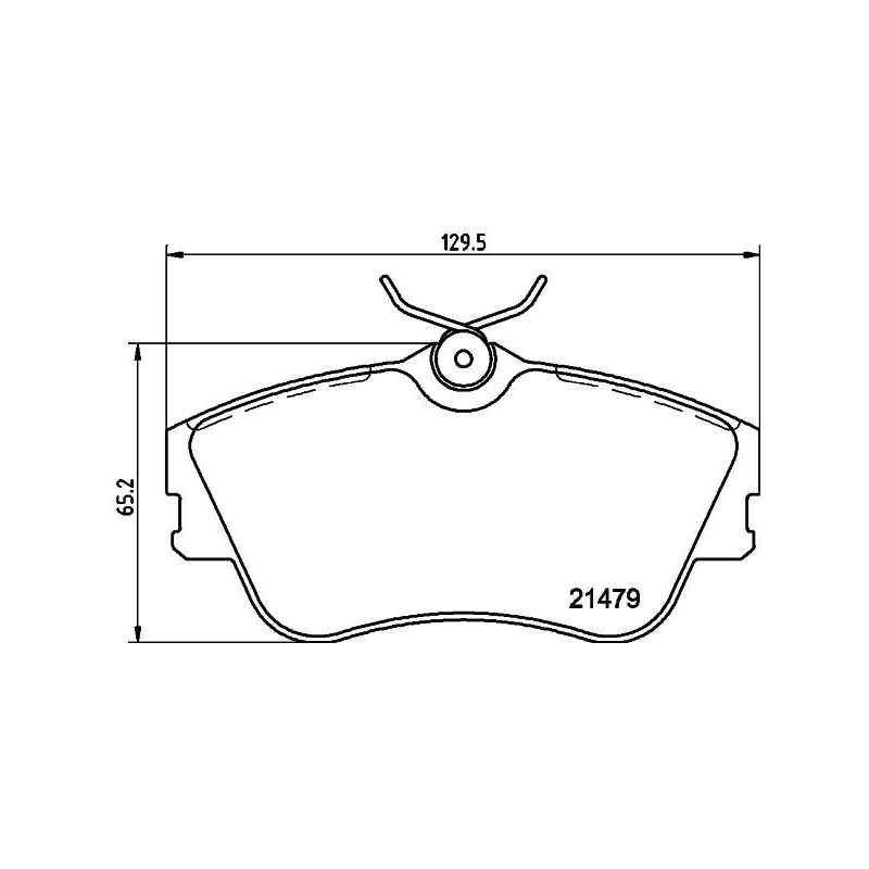 Pastiglie freno asse anteriore - HELLA
