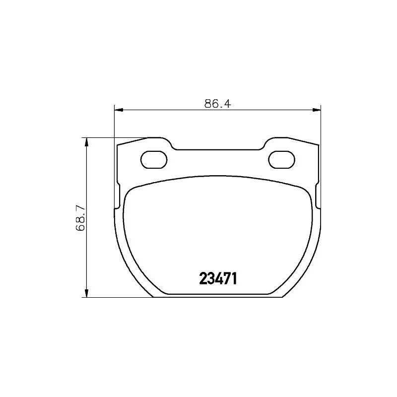 Pastiglie freno asse posteriore - HELLA
