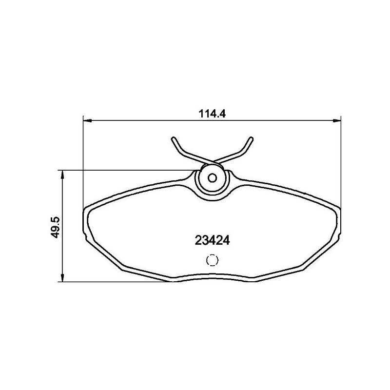 Pastiglie freno asse posteriore - HELLA