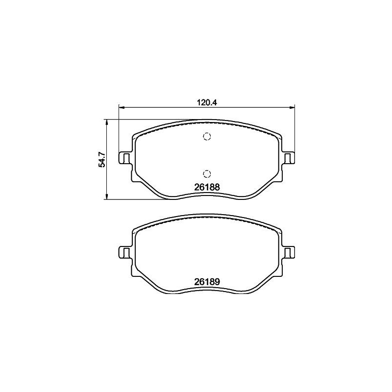 Pastiglie freno asse anteriore - HELLA