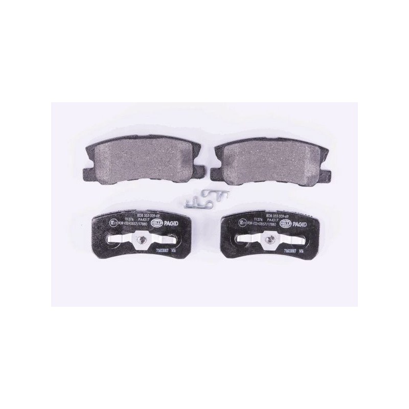 Pastiglie freno asse posteriore - HELLA