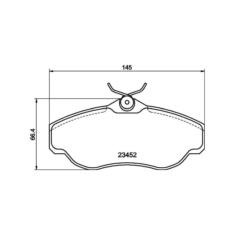 Pastiglie freno asse anteriore - HELLA