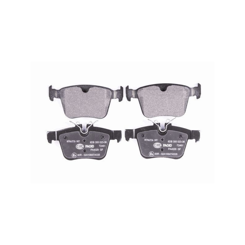 Pastiglie freno asse posteriore - HELLA