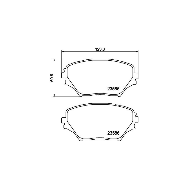 Pastiglie freno asse anteriore - HELLA