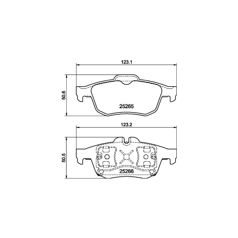 Pastiglie freno asse posteriore - HELLA