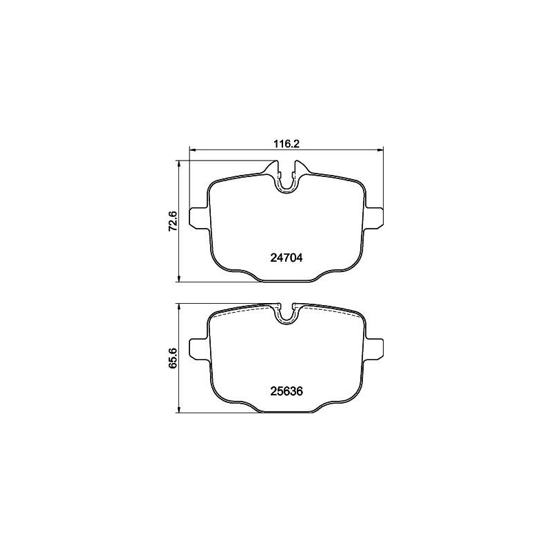 Pastiglie freno asse posteriore - HELLA