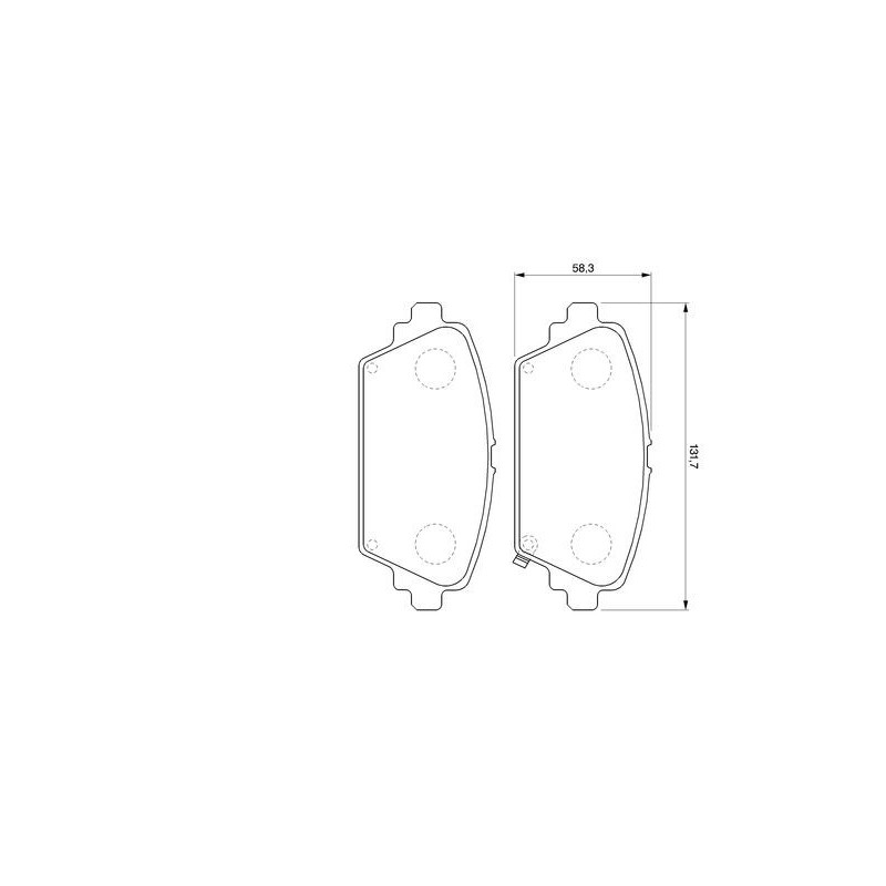 Pastiglie freno asse anteriore - BOSCH