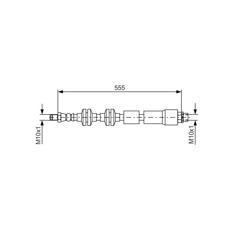 Flessibile freno asse anteriore - BOSCH