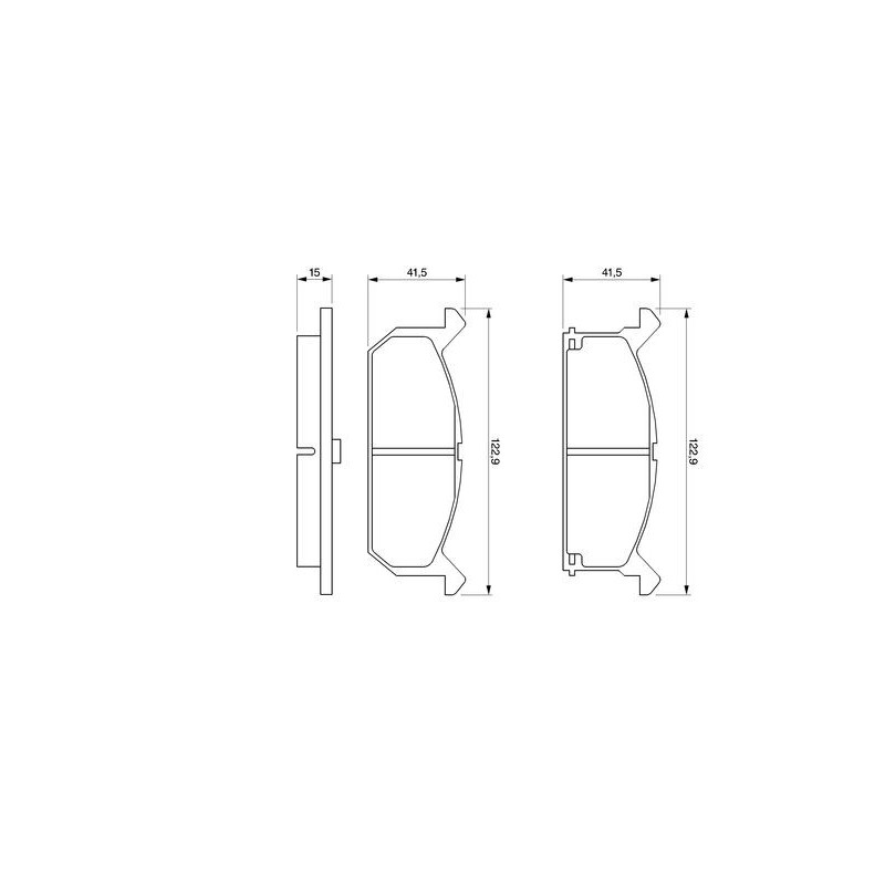 Pastiglie freno asse anteriore - BOSCH