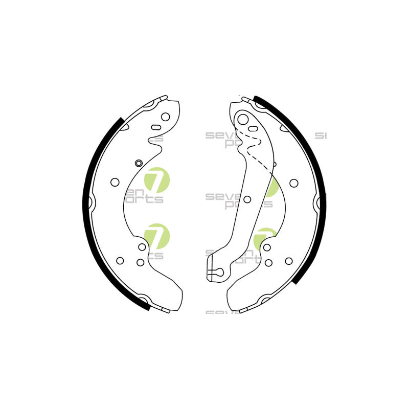 Ganasce freno - SEVEN