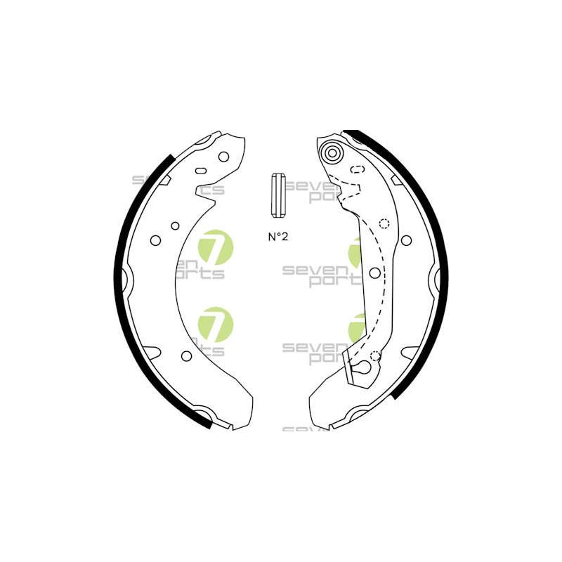 Ganasce freno - SEVEN