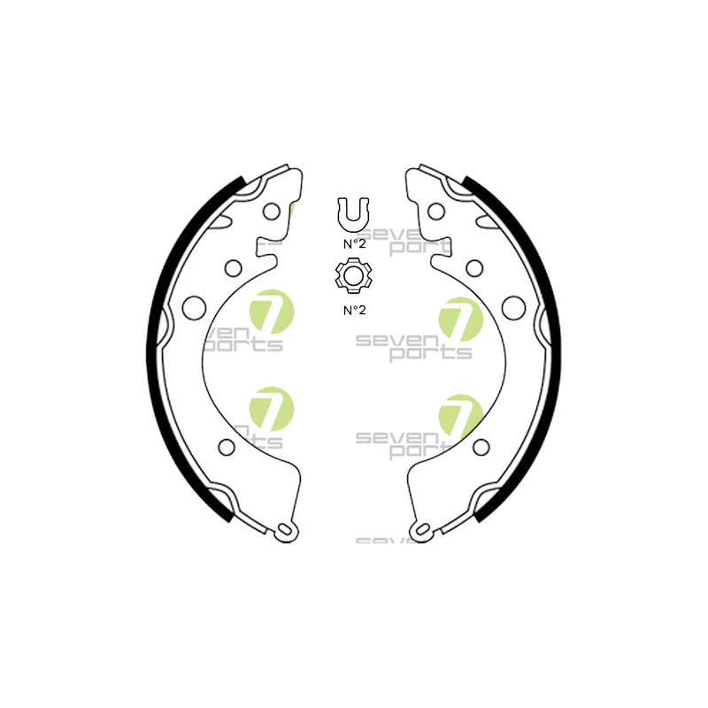 Ganasce freno - SEVEN